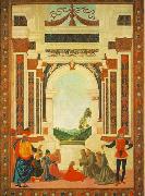 PERUGINO, Pietro The Miracles of San Bernardino-The Healing of a Young Spain oil painting artist